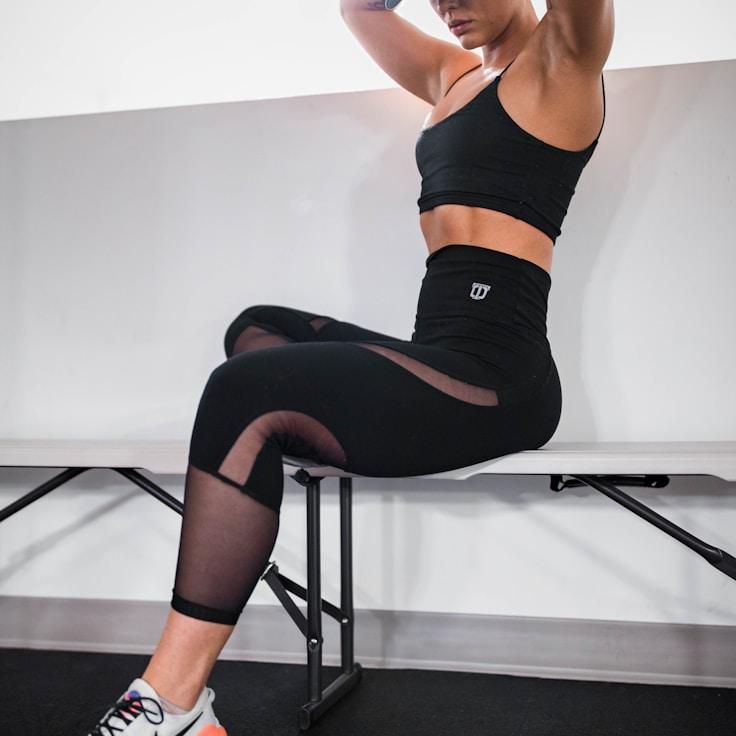 Modern fitness club interior